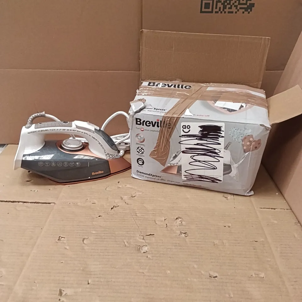 Boxed breville diamond xpress steam iron 