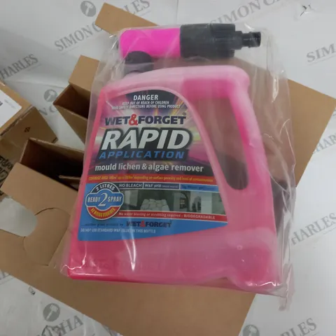 WET AND FORGET RAPID APPLICATION MOULD LICHEN AND ALGAE REMOVER