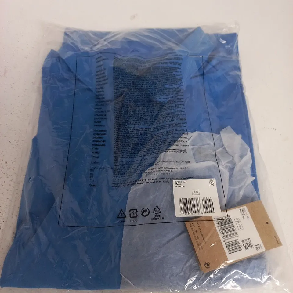 NIKE MENS GOLF TOP IN BLUE - XXL