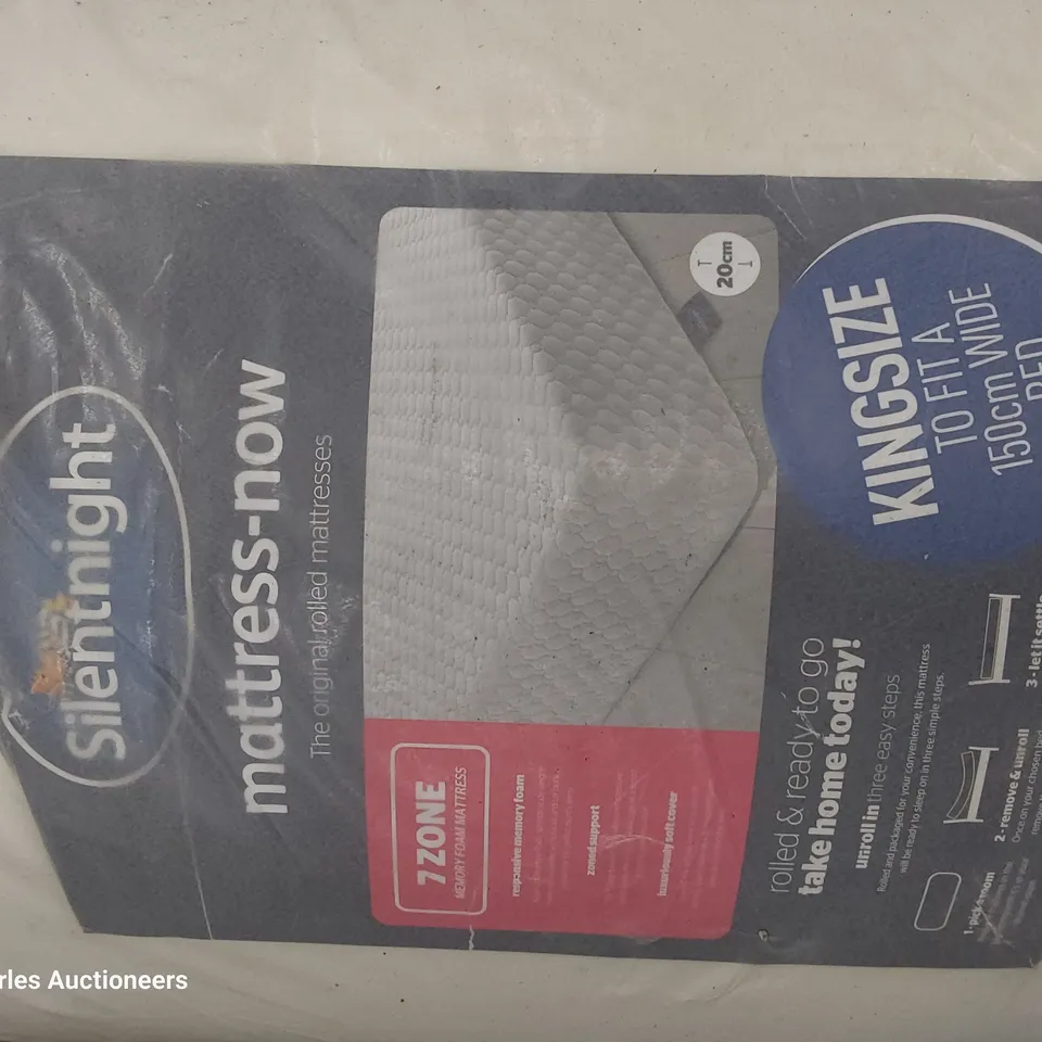 BAGGED & ROLLED SILENTNIGHT 5' SILENTNIGHT MATTRESS-NOW 7 ZONE