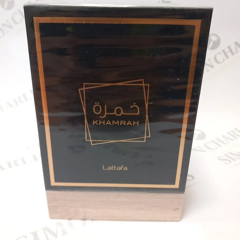 BOXED AND SEALED KHAMRAH LATTAFA EAU DE PARFUM 100ML