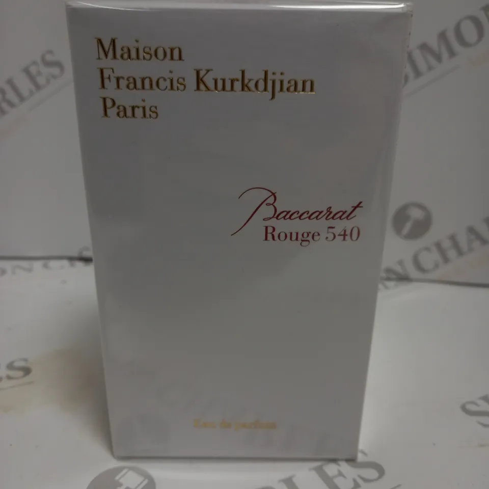 BOXED AND SEALED MAISON FRANCIS KURKDJIAN PARIS BACCARAT ROUGE 540 EAU DE PARFUM 70 ML