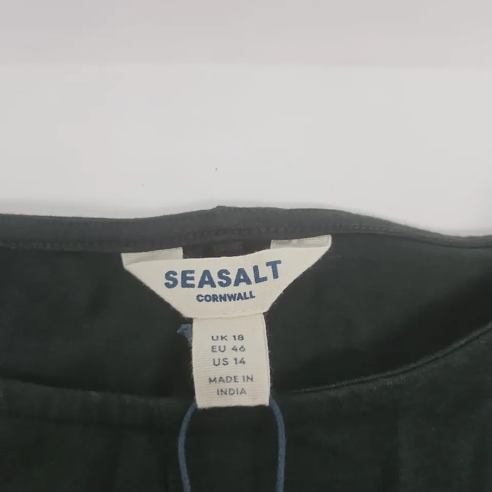 SEASALT CORNWALL WOMEN’S DRESS – UK 18 – DARK GREEN