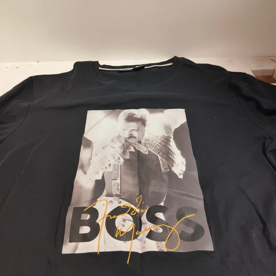 HUGH BOSS BOSS FREDDIE MERCURY BLACK T SHRIT XL