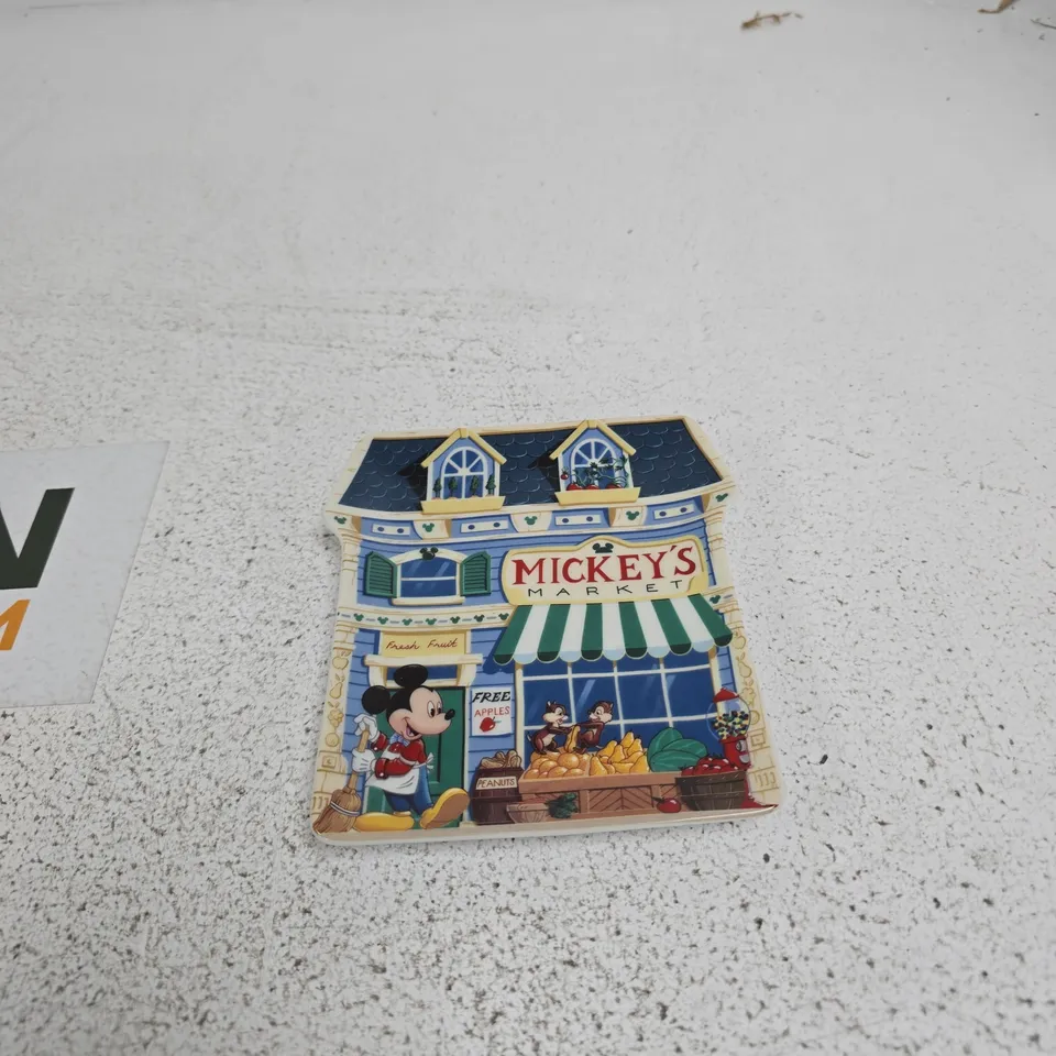 MICKEY MOUSE LIMITED EDITION PLATE "MICKEYS MARKET" PLATE NO 365 B DISNEY