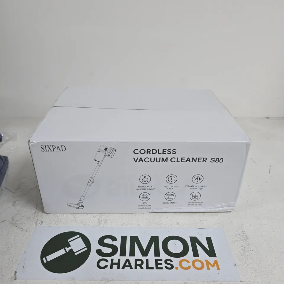 SIXPAD CORDLESS VACUUM CLEANER S80 – BOXED WITH ATTACHMENTS