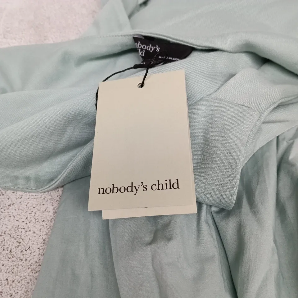 NOBODYS CHILD MINTY GREEN ELIANA MIDI DRESS UK 8
