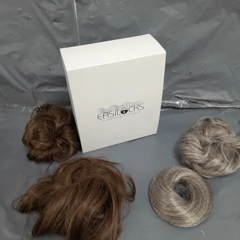 APPROXIMATELY 15 BOXED EASILOCKS HAIR PRODUCTS & EXTENSIONS IN VARIOUS STYLES & COLOURS