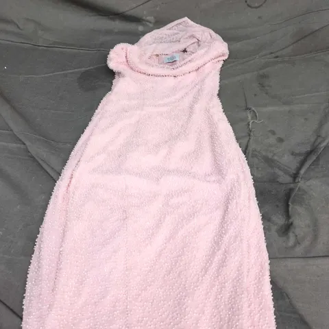 OH POLLY PINK BEADED KNIT DRESS – 4