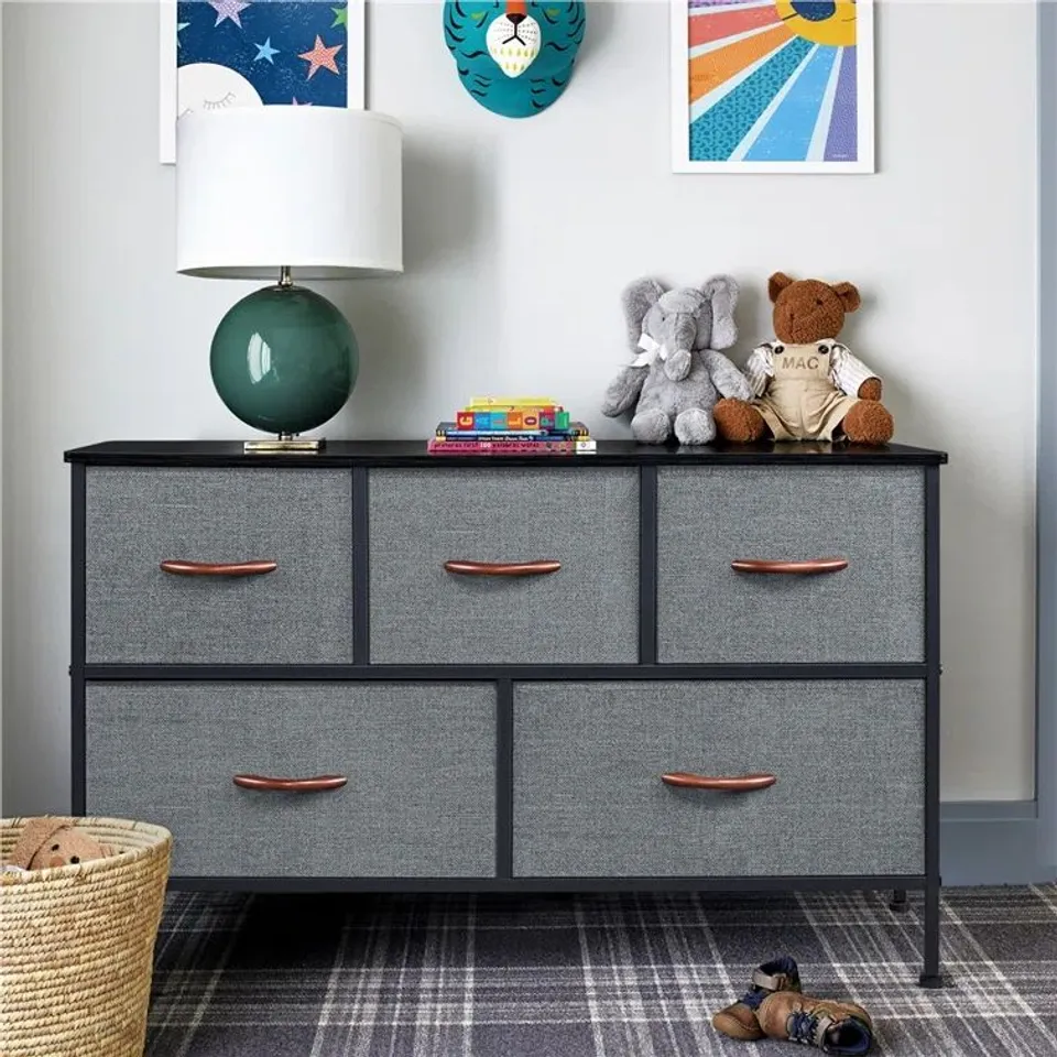 BOXED OSSU 5 DRAWER CHEST OF DRAWERS (1 BOX)