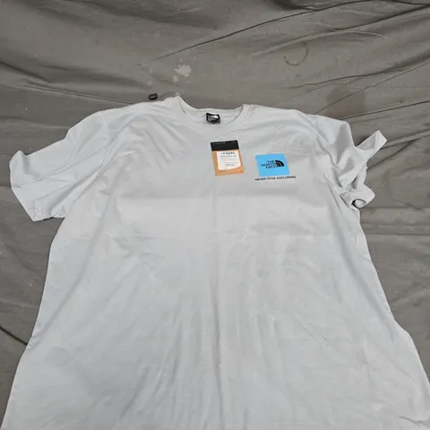 THE NORTH FACE SMALL BOX SHORT SLEEVE T-SHIRT IN GREY - XXL