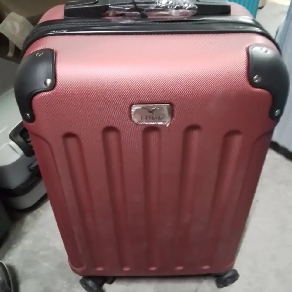 LUGG JETSET CABIN BAG BURGUNDY