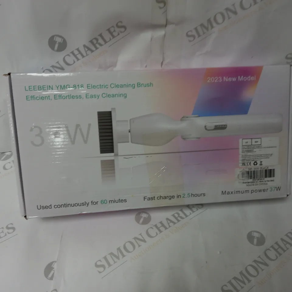 BOXED LEEBEIN YMG-818 ELECTRIC CLEANING BRUSH 
