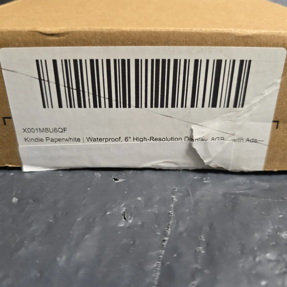 AMAZON KINDLE PAPERWHITE 6" WATERPROOF 8GB – BOXED WITH USB CABLE