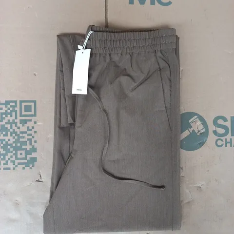 MANGO WOMEN'S TROUSERS IN BROWN SIZE SMALL