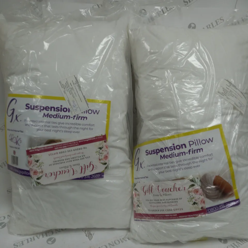 SEALED GX 3RD GENERATION SUSPENSION PILLOWS PAIRS - MEDIUM FIRM