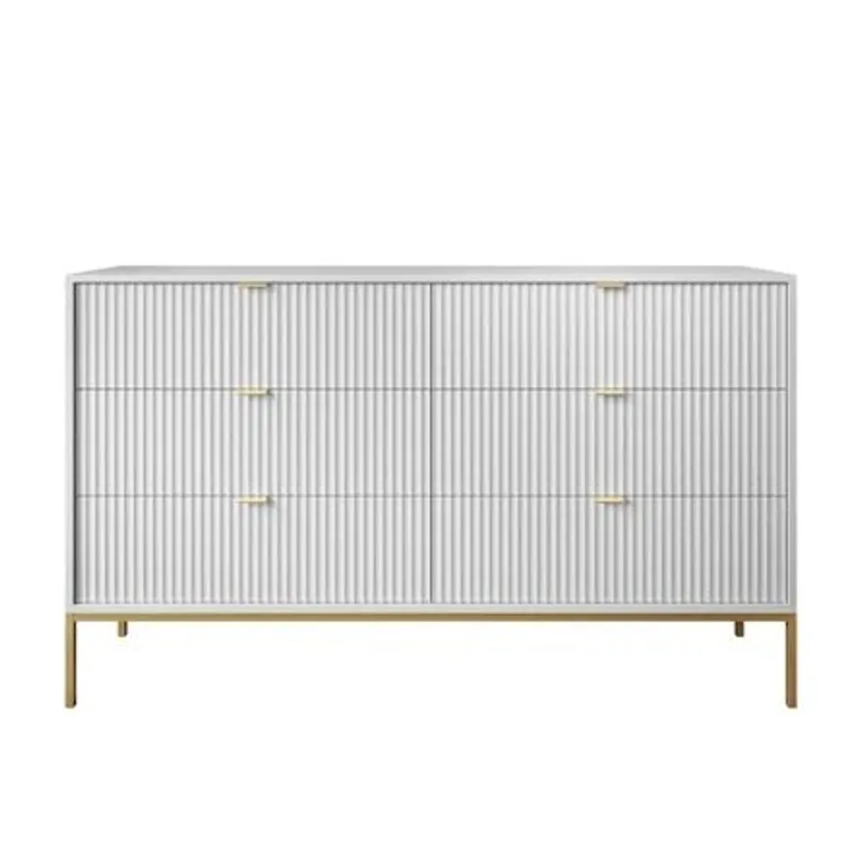 BOXED METAL RECTANGLE STORAGE UNIT ACCENT CHEST (3 BOXES)