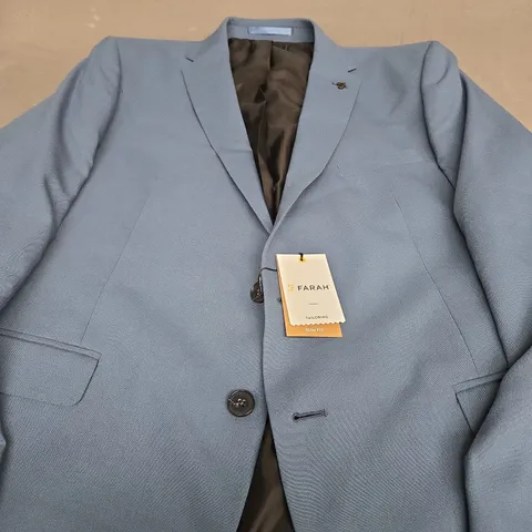 FARAH TAILORING SLIM FIT JACKET SUIT IN TEAL - EU 52R