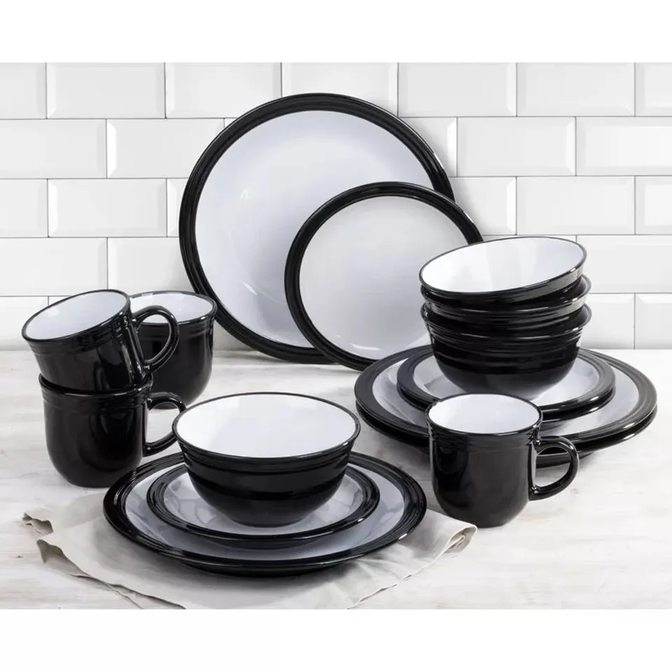 BOXED DWIGHT APPROXIMATELY 16 PIECE DINNERWARE SET WITH MUG, SERVICE FOR 4 (1 BOX)