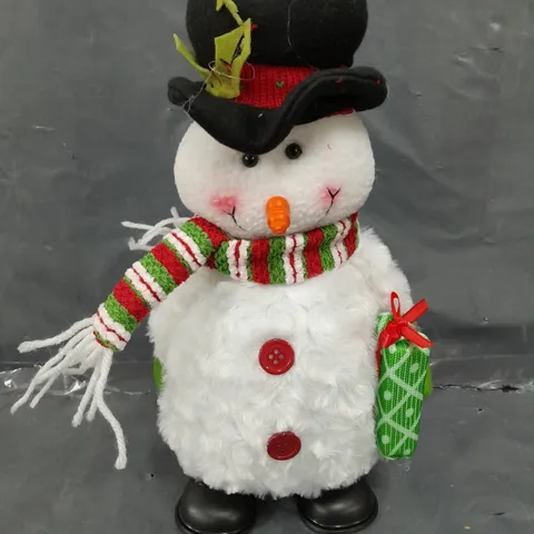 MUSICAL DANCING SNOWMAN CHRISTMAS DECORATION