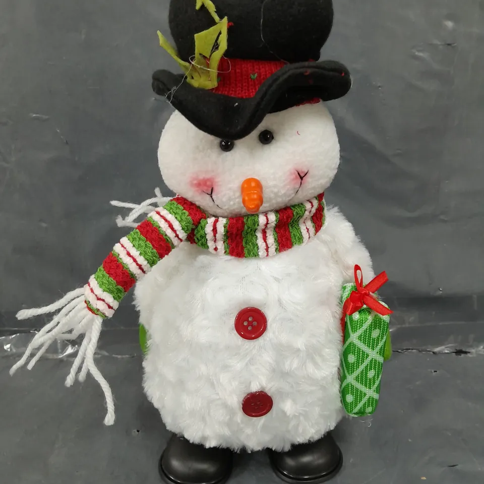 MUSICAL DANCING SNOWMAN CHRISTMAS DECORATION RRP £22.99