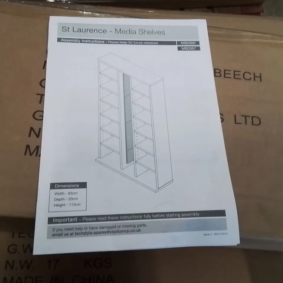 PALLET CONTAINING A LARGE QUANTITY OF DVD MEDIA UNIT BEECH