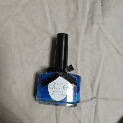 BOX OF APPROXIMATELY 130 CIATÉ LONDON PAINT POTS NAIL POLISH – SKINNY JEANS (BLUE), 0.46 FL OZ / 13.5 ML –NO EXPIRY DATE SHOWN 