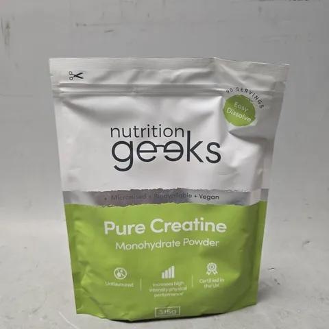 SEALED NUTRITIONS GEEKS PURE CREATINE 315G