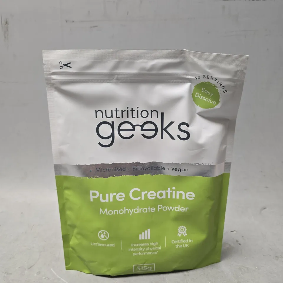SEALED NUTRITIONS GEEKS PURE CREATINE 315G