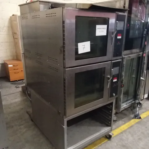 MONO ECO-TOUCH COMMERCIAL KITCHEN OVEN 3 PHASE DOUBLE STACKED WITH STAND - FG159T-B52