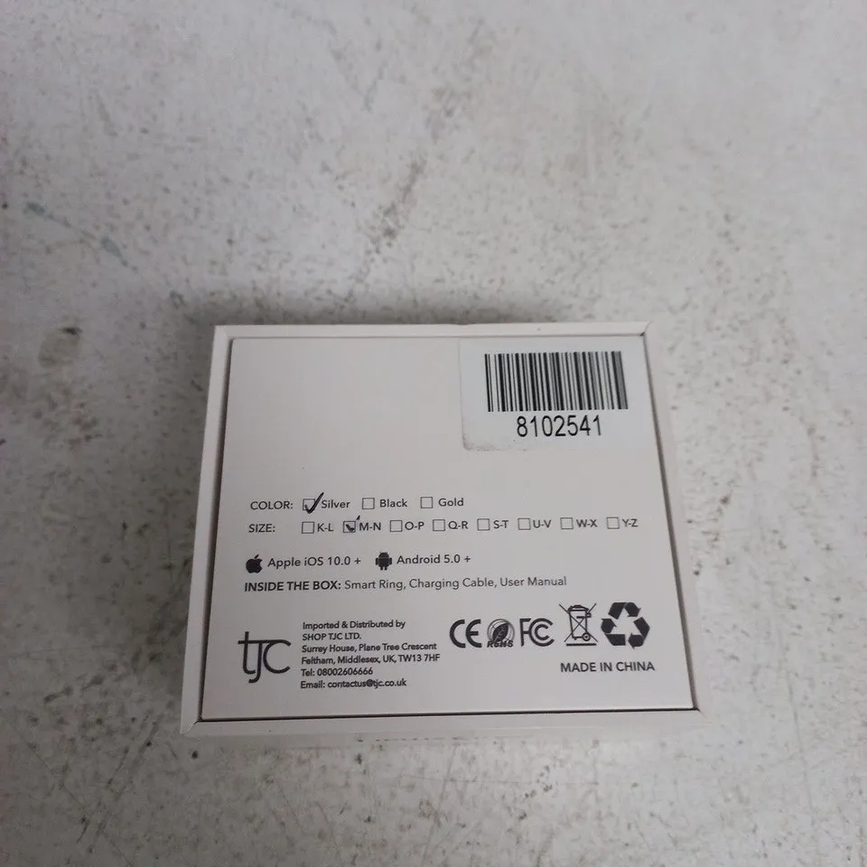 SOULSMART SMART RING LITE – SILVER (BOXED)
