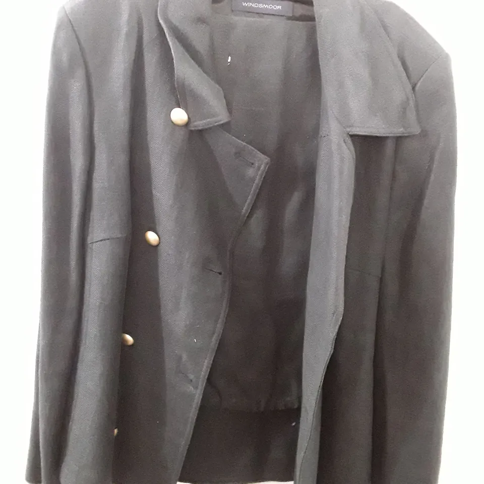 WINDSMOOR WOMEN BLAZER AND TROUSERS SET IN BLACK - UK 12