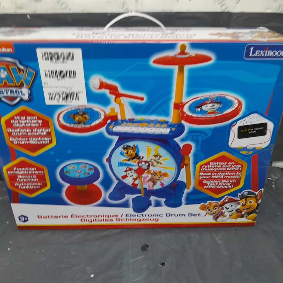 PAW PATROL MY ROCK BAND PAW PATROL COMPLETE DRUMS SET  RRP £75.99