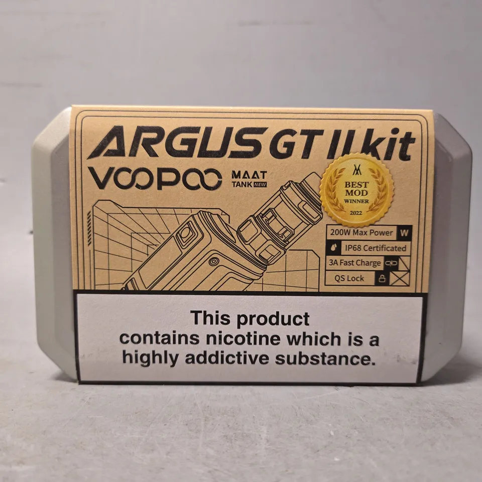 SEALED VOOPOO ARGUS GT II KIT 