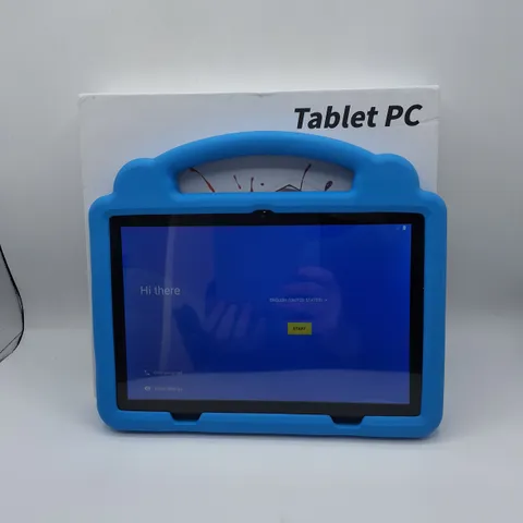 BOXED MEDIATEK ANDROID TABLET WITH PROTECTIVE BLUE CASE