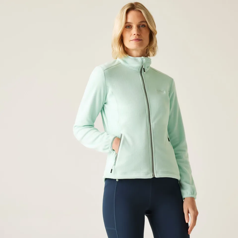BRAND NEW REGATTA WOMEN'S FLOREO IV FULL ZIP FLEECE IN ICY MORN - 24