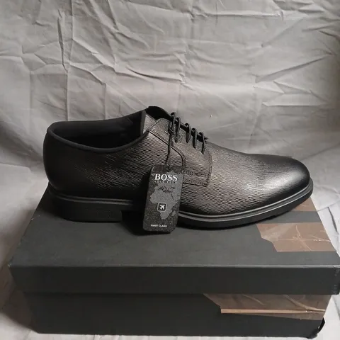 HUGO BOSS FIRST CLASS DERBY SHOES IN BLACK - 11