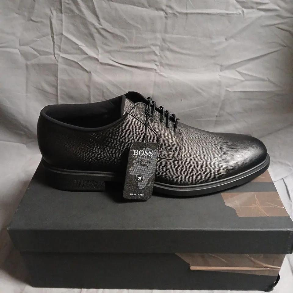 HUGO BOSS FIRST CLASS DERBY SHOES IN BLACK - 11