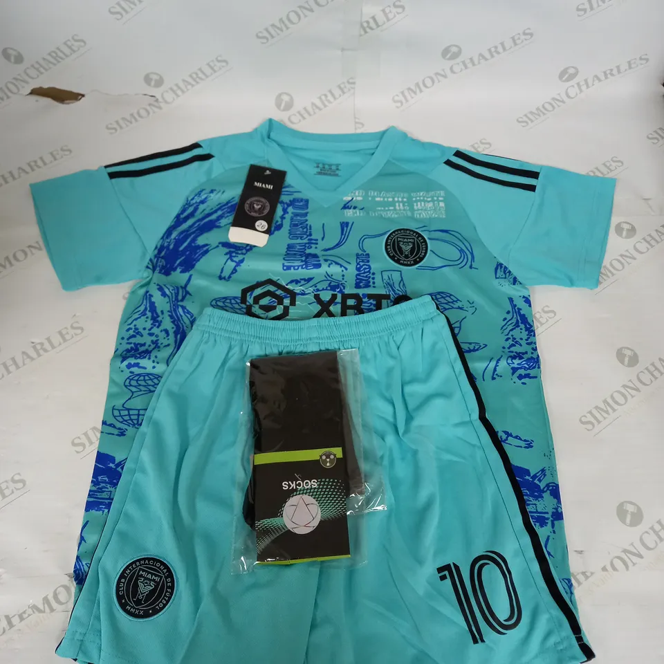 INTER MIAMI FC AWAY KIT WITH MESSI 10 SIZE 26