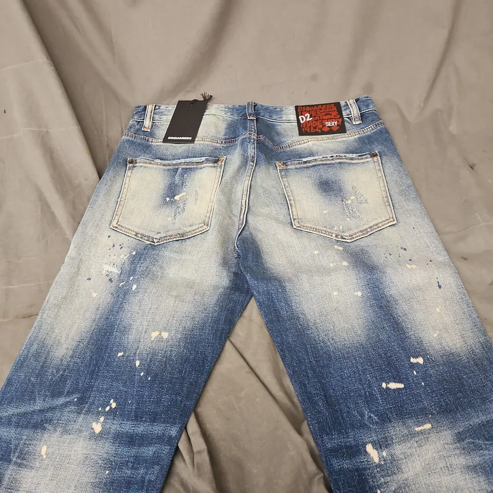DSQUARED2 JEANS – DISTRESSED DENIM, SIZE 32 (MEN'S)