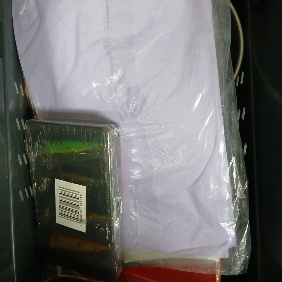 APPROXIMATELY 10 HOUSEHOLD ITEMS TO INCLUDE INCENSE STICKS, NOTEBOOK, NASH BAIT ETC