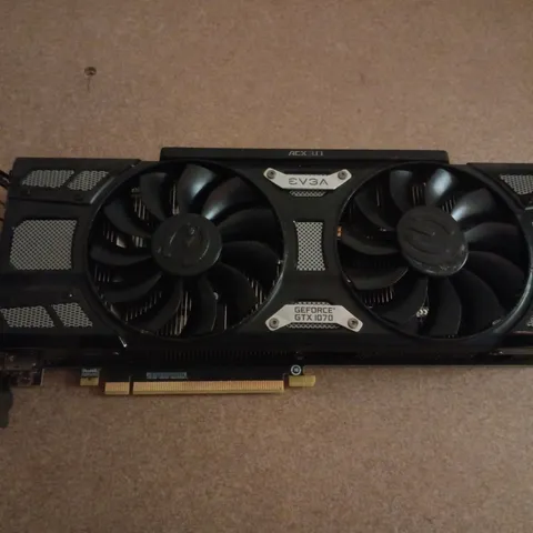 EVGA GEFORCE GTX 1070 GRAPHICS CARD – ACX 3.0 DUAL FANS