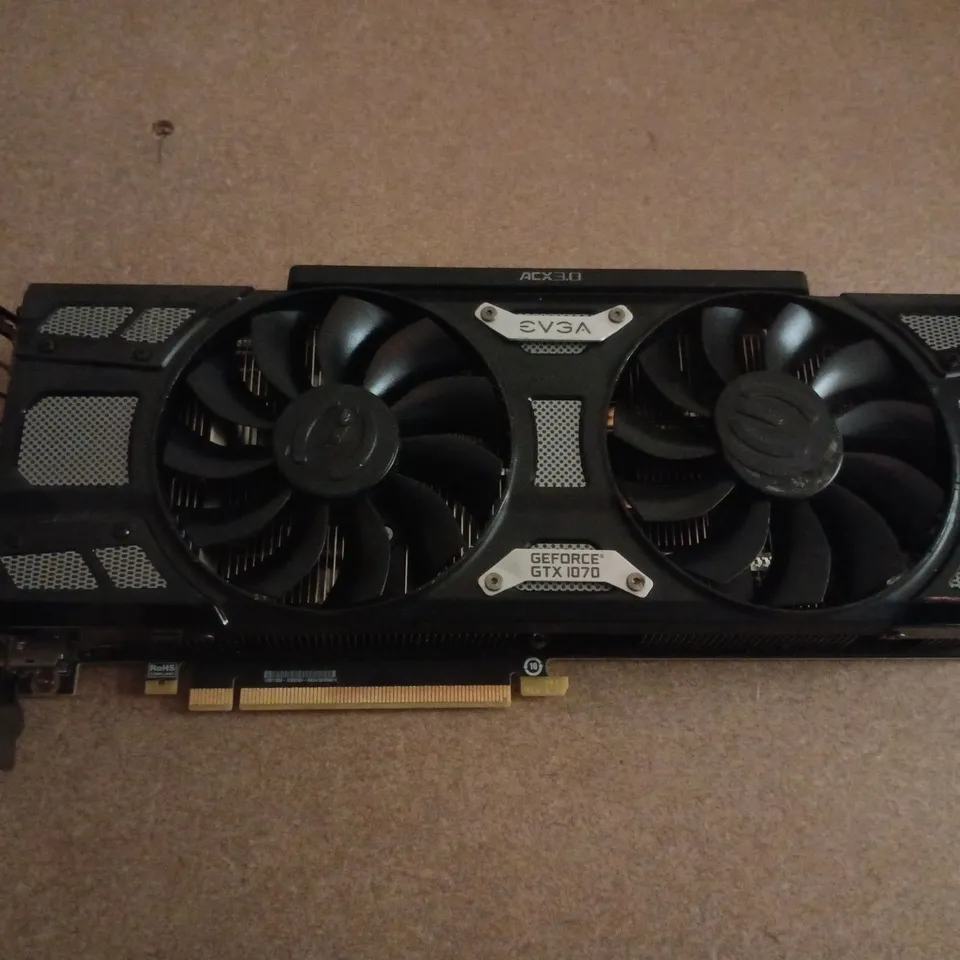 EVGA GEFORCE GTX 1070 GRAPHICS CARD – ACX 3.0 DUAL FANS