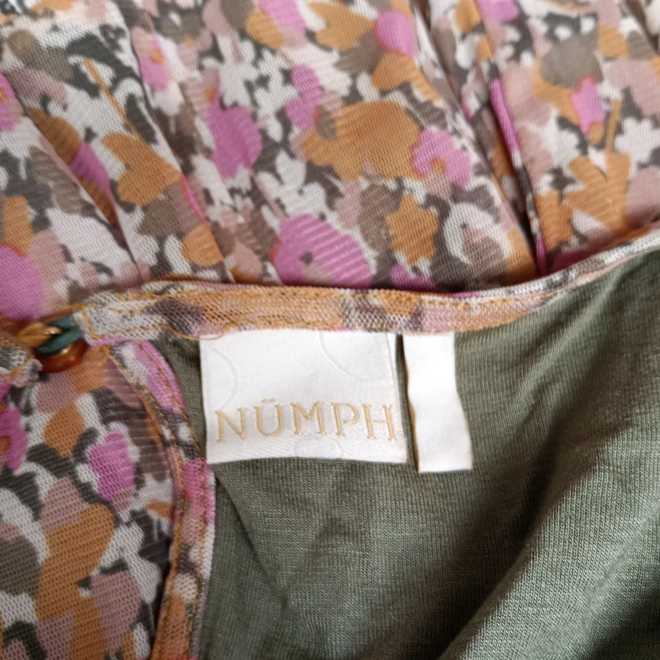 NUMPH FLORAL PRINT MAXI DRESS – UK SIZE S