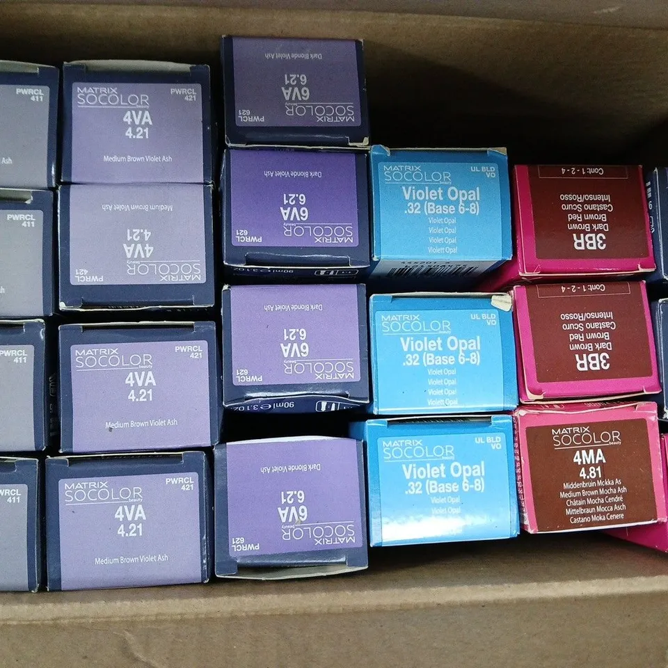 BOX OF APPROXIMATELY 20 ASSORTED MATRIX SO COLOUR BEAUTY PRODUCTS