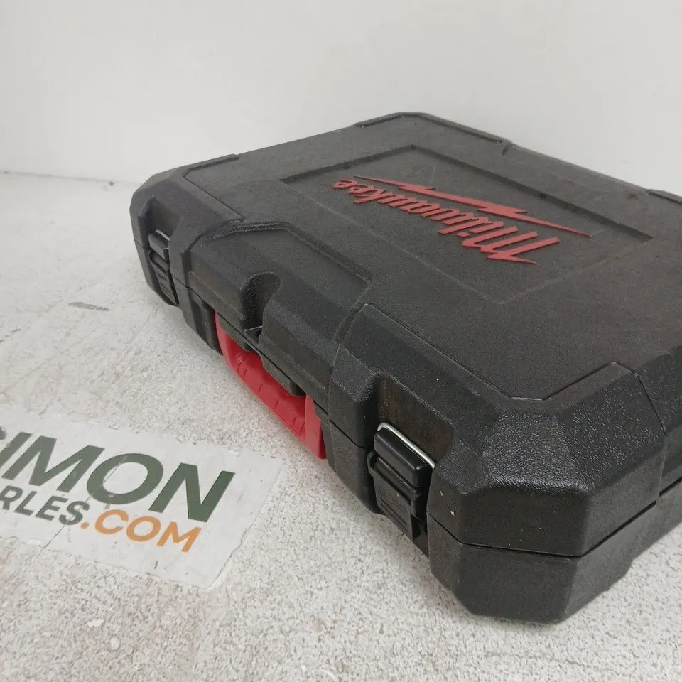 MILWAUKEE CORDLESS DRILL KIT WITH HOLE SAW ATTACHMENTS – IN HARD CASE
