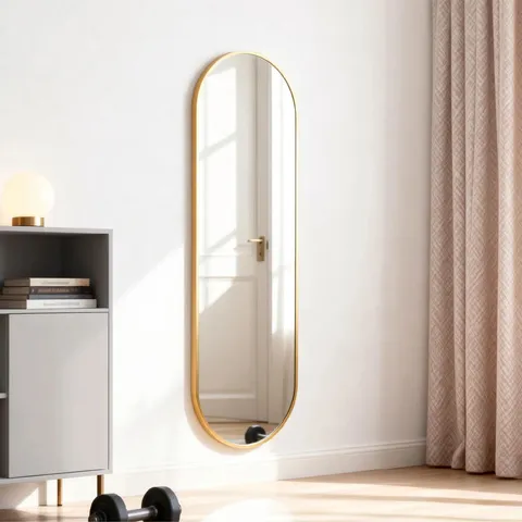 BOXED LIFE IDEAS FULL LENGTH MIRROR - GOLD (1 BOX)