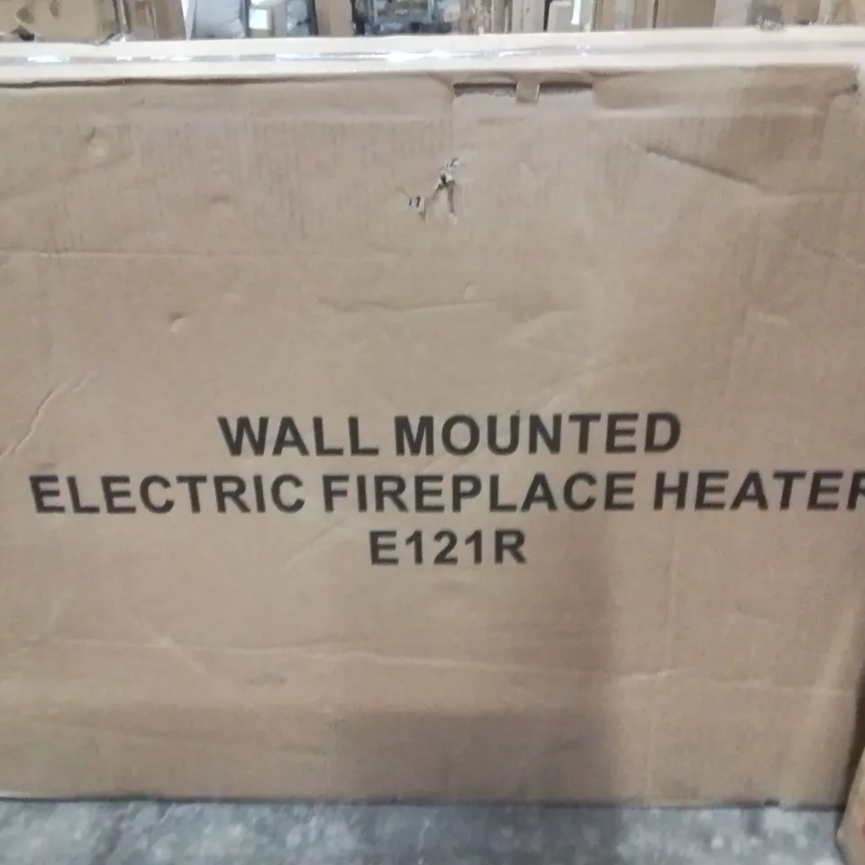 BOXED WALL MOUNTED ELECTRIC FIREPLACE 