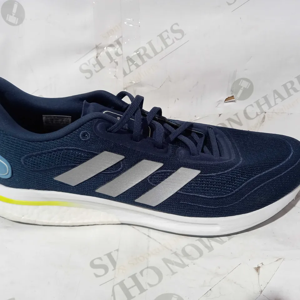 BOXED PAIR OF ADIDAS SUPERNOVA TRAINERS IN NAVY UK SIZE 9