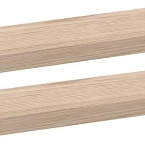 BOXED VIDAXL FLOATING SHELVES WALL SHELF DISPLAY STORAGE 2PCS 80×23.5×4CM - BROWN